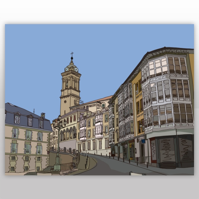 ilustración de Vitoria - Gasteiz
